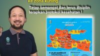 Ponorogo Kembali Ke Zona Kuning, Terus Disiplin, Pakai Masker, Jaga jarak Cuci Tangan dan Wujudkan Ponorogo Merdeka Dari Corona