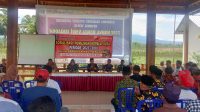 Bertempat di Joglo Balai Kesenian, Pemdes Paringan Gelar Sosialisasi Pilkades Tahun 2022