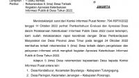 Desa Paringan Terpilih 5 Besar Nomor Urut 2 Lomba Keterbukaan Informasi Publik Desa Tingkat Provinsi Jatim Tahun 2022