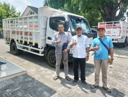 Kades Paringan, K.R.A. Suwendi, S.H., M.Si, Secara Langsung Terima Bantuan Satu Unit Truk untuk KDKMP Paringan